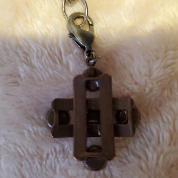 Sabika STARBURST pendant (denim blue cross) - Picture 3 of 3